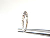 .86ct natural round brilliant in/out diamond hoop earrings 14kt g/vs