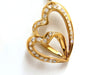 3.00ct Natural Diamonds Hearts on Hearts Dangle Earrings 18 karat
