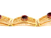 7.40ct Natural Spinel Open Gilt Vintage Bracelet 14 Karat