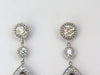 34.68ct Natural Pink Sapphire Diamonds Chandelier Earrings 18 Karat Dangle Lust