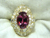 GIA Certified 8.12ct Natural No Heat Spinel 6.00ct Diamonds Ballerina Ring 18Kt