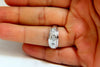 Mens .15ct natural round cut diamonds wide band bead 14 karat