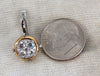 .76ct Mod Prime Spanish Goth Lever Natural Diamond Clip Earrings 14 Karat