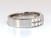 .60ct Natural Round Diamonds Double Row Common Prong Band 14 Karat