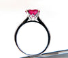 GIA Certified 3.06ct red ruby diamonds ring 14 Karat