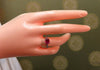 GIA Certified 3.06ct red ruby diamonds ring 14 Karat
