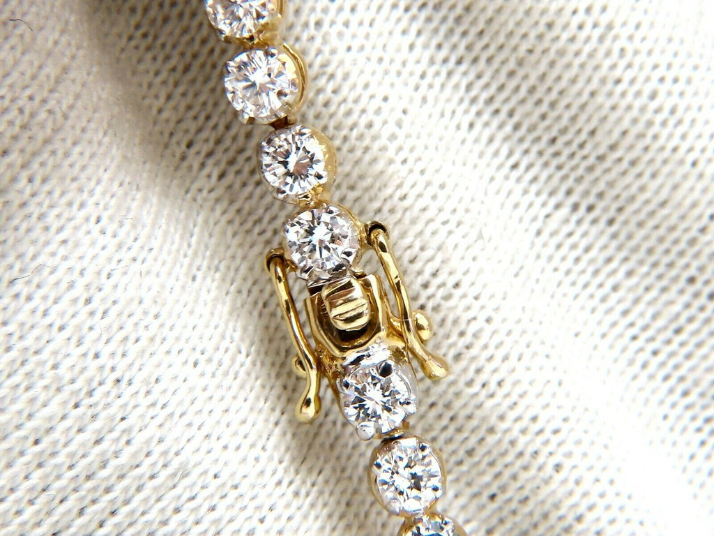 1/6 cttw Lab Created Diamond Tennis Bracelet 925 Sterling Silver Prong 7  Inch - Vir Jewels