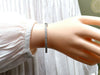 1.60ct Natural Diamonds Bangle Bracelet Edwardian Deco 14 Karat