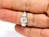 1.70ct Natural Round Diamond Engagement ring Classic Three 14 Karat