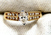 .50ct Marquise Natural Diamonds Cathedral Ring 14 Karat