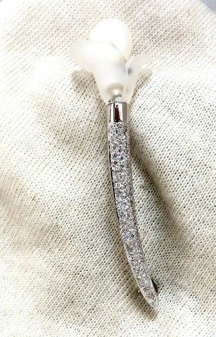 Baroque Pearl Diamonds Pin 18 Karat