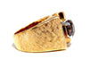 Vintage GIA Certified Natural Fancy Orange Brown Color Diamond Ring 14 Karat