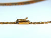 Inspiring Instrumental Portative Organ Graduating Tubular Linked Necklace 14kt