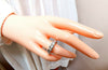 1.30ct Natural Princess Cut Diamonds Ring 14 Karat Classic Three Sz. 11.5