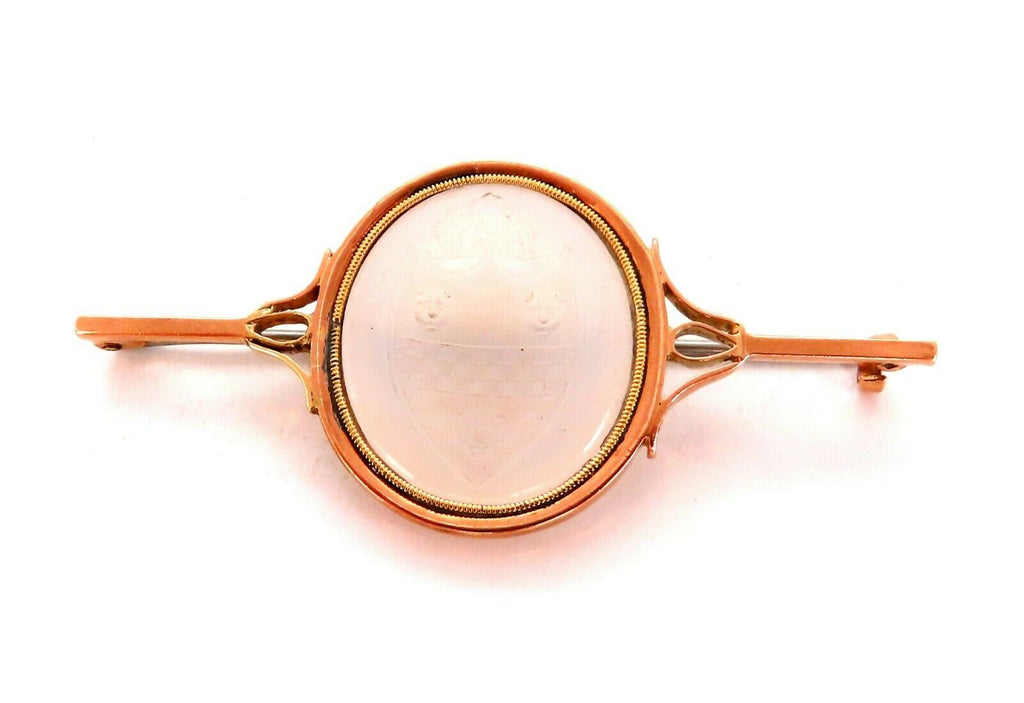 Vintage Gold Tone Faith Hope Charity Medallion Charm Bracelet 7 1/4