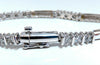 1.30ct Natural Diamonds Long Bar Linked Bracelet 14 Karat