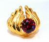 2.02ct Natural Tourmaline Solitaire Ring 14kt Eagle Wing Wrap