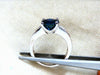 GIA Certified 4.09ct Natural Round No Heat Sapphire Diamond Ring Unheated 14kt