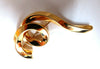 Authentic Tiffany Swirl Pin 18 karat