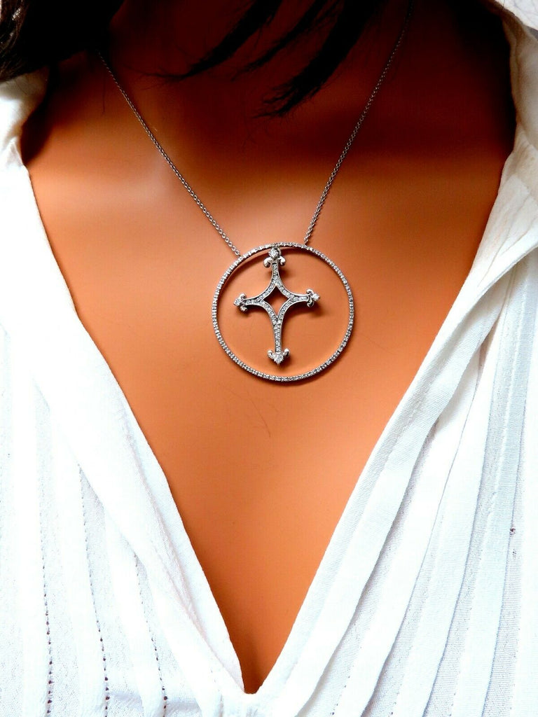 Diamond Celtic Cross Necklace