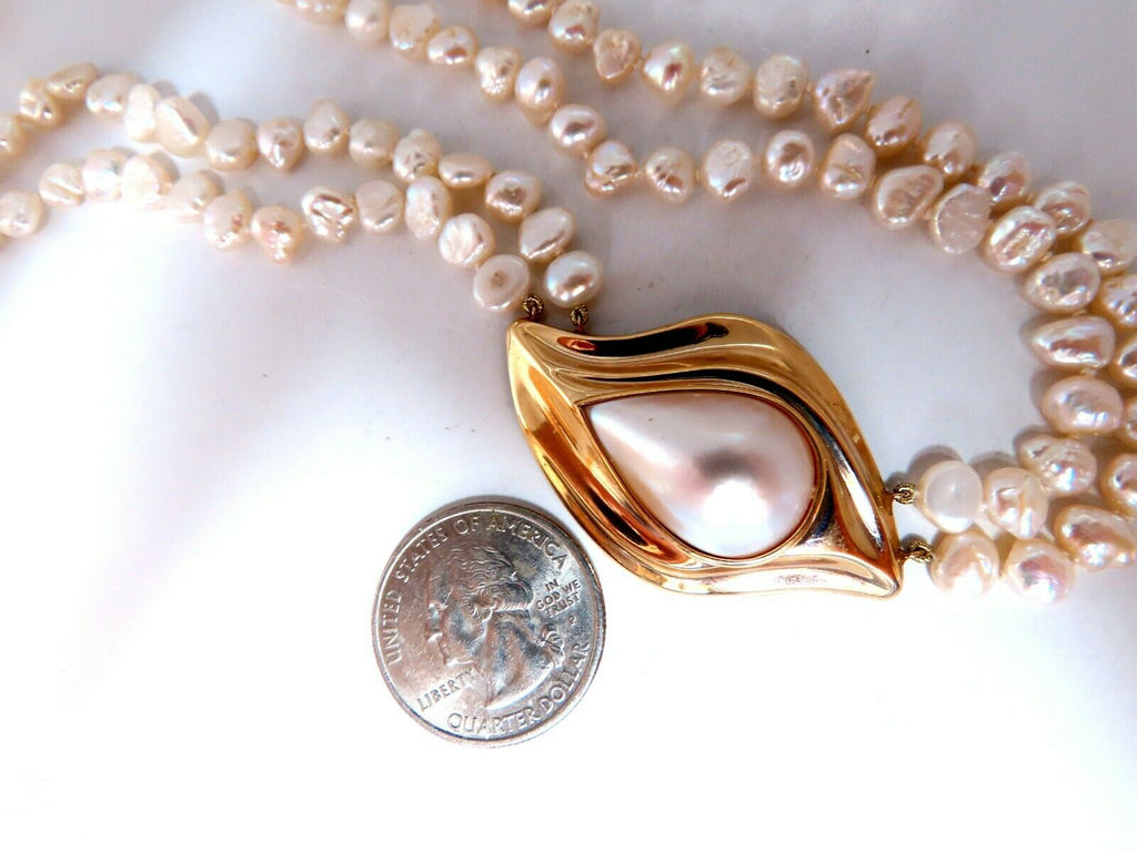 Sterling Silver Mabe Pearl Pendant – SophiaRene Boutique
