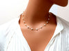 Fresh Water Pearls Yard Necklace 14Kt Gold