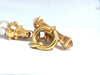 Celtic Cross Dangling Toggle Charm Pearl Pendant 18kt Gold