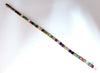 13.45Ct Natural Gem-Line Spinel Emerald Sapphire Ruby Amethyst Diamond Bracelet