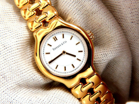 Authentic Tiffany Tesoro 18kt Gold Watch
