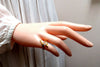 .15ct. Diamonds Cross Over Ring 14Kt Gold