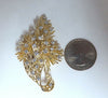 1.05ct Natural Diamonds Brooch Pin 18kt