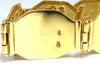 Egyptian Hieroglyphics Statement Cuff Bracelet 18kt Gold