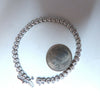 3.05ct Natural Diamonds Tennis Bracelet 14kt Gold Smooth Anti-Catch