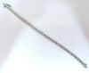 3.05ct Natural Diamonds Tennis Bracelet 14kt Gold Smooth Anti-Catch