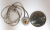 1.02 Carat Fancy Color Natural Yellow Brown Diamond Circle Eternity Necklace