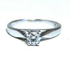 .35ct Natural Round Diamond Engagement Ring 14kt White Gold Traditional Prime