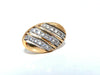 .20ct natural round diamonds oval striped earrings 14kt