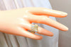 .10ct Tubular Round cut diamond ring 18kt H/vs2