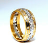 .18ct natural diamond eternity ring 14kt vintage floral patina