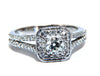 .95ct Natural Diamonds Split Shank Mod Ring 14kt