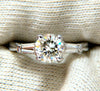 GIA Certified 1.01ct L/VS1 Diamond Engagement Ring Platinum Prime
