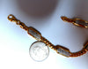 1.63ct Natural Round Diamonds Rectangular Vector Curb Link Bracelet 18kt