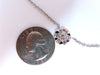 5.22ct natural diamonds (5) cluster yard necklace 14kt floretta 17 inch
