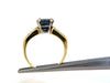 GIA 4.93CT Natural Top Gem Sapphire Diamond Ring Classic Set