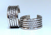 14kt Gold Rope Multi Twist Hoop Earrings