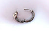 .30ct Natural Diamond Hoop Earrings 14 Karat In / Out