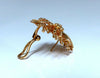 14kt Gold Blossoming Daisy 3D Clip Earrings