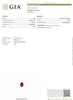 GIA Certified 3.77ct Natural Heat Ruby Diamond Cluster Earrings 14kt Unheated