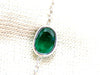 14.23ct. Natural Emeralds Diamonds Yard Necklace 14kt