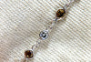 11.16ct Natural Multicolored Fancy Colored Diamonds Yard Necklace 14kt